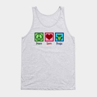 Peace Love Frogs Tank Top